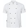 DNC CHEF JACKET COTTON SHORT SLEEVE 10 BUTTONS 