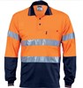 DNC COTTON BACK HI VIS LONG SLEEVE POLO WTAPE