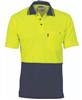 DNC COTTON BACK HI VIS SHORT SLEEVE POLO