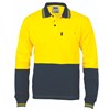 DNC HI VIS COOL BREEZE COTTON JERSEY POLO LONG SLEEVE
