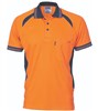 DNC COOL BREEZE CONTRAST MESH POLO