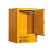 PRATT 30L FLAMMABLE LIQUID STORAGE CABINET 1 DOOR 1 SHELF