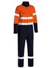 BISLEY TENCATE TECASAFE PLUS 580 TAPED HI VIS LIGHTWEIGHT FR NON VENTED ENGINEERED COVERALL
