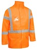 BISLEY X TAPED HI VIS 5 IN 1 WET WEATHER JACKET