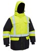 BISLEY H TAPED HI VIS FREEZER HOODED JACKET