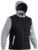 BISLEY FLEXMOVE CONTRAST PUFFER FLEECE HOODED JACKET 