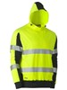 BISLEY TAPED TWO TONE HI VIS CONTRAST 4 WAY STRETCH HOODIE