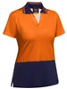 BISLEY WOMENS HI VIS VNECK POLO