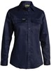BISLEY LADIES DRILL LONG SLEEVE SHIRT