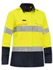 BISLEY WOMENS APEX 160 TAPED HI VIS FR RIPSTOP VENTED SHIRT