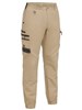 BISLEY FLX  MOVE ELASTIC WAIST CARGO CUFFED PANTS