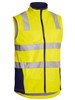 BISLEY TAPED HI VIS SOFT SHELL VEST 