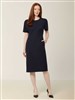 NNT LADIES WOOL BLEND TWILL SHORT SLEEVE DRESS