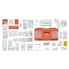 MEDIQ ESSENTIAL FIRST AID KIT WORKPLACE RESPONSE PLASTIC TACKLE BOX 125 PERSONS LOW RISK