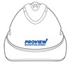 PROCHOICE V9 VENTED HARD HAT RATCHET WHITE PROVIEW SCAFFOLDING