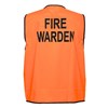 HI VIS CLASS D FIRE WARDEN VEST