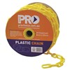 PROCHOICE PLASTIC SAFETY CHAIN YELLOW 25M ROLL