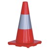TRAFFIC CONE SAFETY  450MM WITH REF TAPE