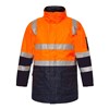 WORK CRAFT HI VIS JACKET WITH TAPE