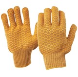 PROCHOICE BROWN LATTICE CRISS CROSS GRIP GLOVE
