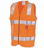 DNC HI VIS SEGMENT RTAPE SAFETY VEST