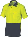 DNC HI VIS COOL BREATHE STRIPE POLO 