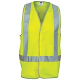 DNC HI VIS VEST WITH H PATTERN TAPE