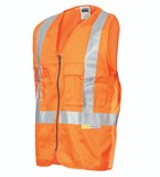 DNC VEST COTTON SAFETY DAYNIGHT CROSS BACK