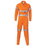 DNC HI VIS OVERALLS WITH 3M TAPE 