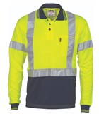 DNC HI VIS COTTON BACK POLO WTAPE CROSS LONG SLEEVE