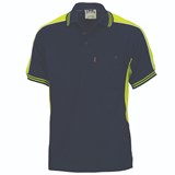 DNC POLY COTTON PANEL SHORT SLEEVE POLO
