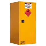 PRATT FLAMMABLE LIQUID STORAGE CABINET 350L  SINGLE DOOR 3 SHELVES