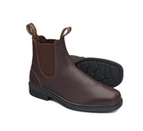 BLUNDSTONE BROWN ELASTIC SIDE BOOT V CUT