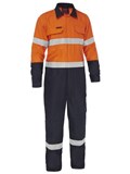 BISLEY APEX 185240 TAPED HI VIS FR RIPSTOP VENTED COVERALL