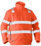 BISLEY TAPED HI VIS WET WEATHER BOMBER JACKET