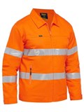 BISLEY HIS VIS TAPED LIQUID REPELLANT DRILL JACKET