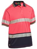 BISLEY HI VIS SS POLO W TAPE