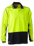 BISLEY HI VIS LONG SLEEVE POLO
