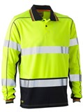 BISLEY TAPED HI VIS POLYESTER MESH POLO