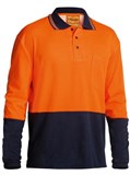 BISLEY LS HI VIS POLO SHIRT