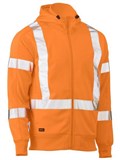 BISLEY TAPED HI VIS FLEECE HOODIE