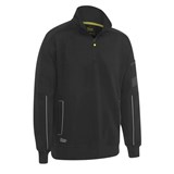 BISLEY WORK FLEECE 14 ZIP PULLOVER WITH SHERPA LINING