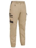 BISLEY FLX  MOVE ELASTIC WAIST CARGO CUFFED PANTS