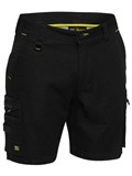 BISLEY FLXMOVE STRETCH DENIM ZIP CARGO SHORT