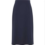 NNT CREPE STRETCH MIDI LENGTH ALINE SKIRT