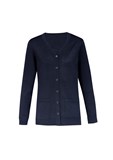 BIZCARE WOMENS BUTTON FRONT KNIT CARDIGAN