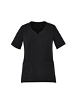 BIZCARE WOMENS AVERY ROUND NECK SCRUB