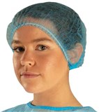 FORCE360 SPP CRIMPED HAIRNET BLUE BOX1000