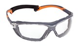 FORCE360 NEOGUARD CLEAR LENS SAFETY SPEC WITH FOAM GASKET