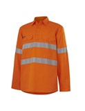 KING GEE WORKCOOL VENTED CLOSED FRONT SHIRT TAPED LONG SLEEVE